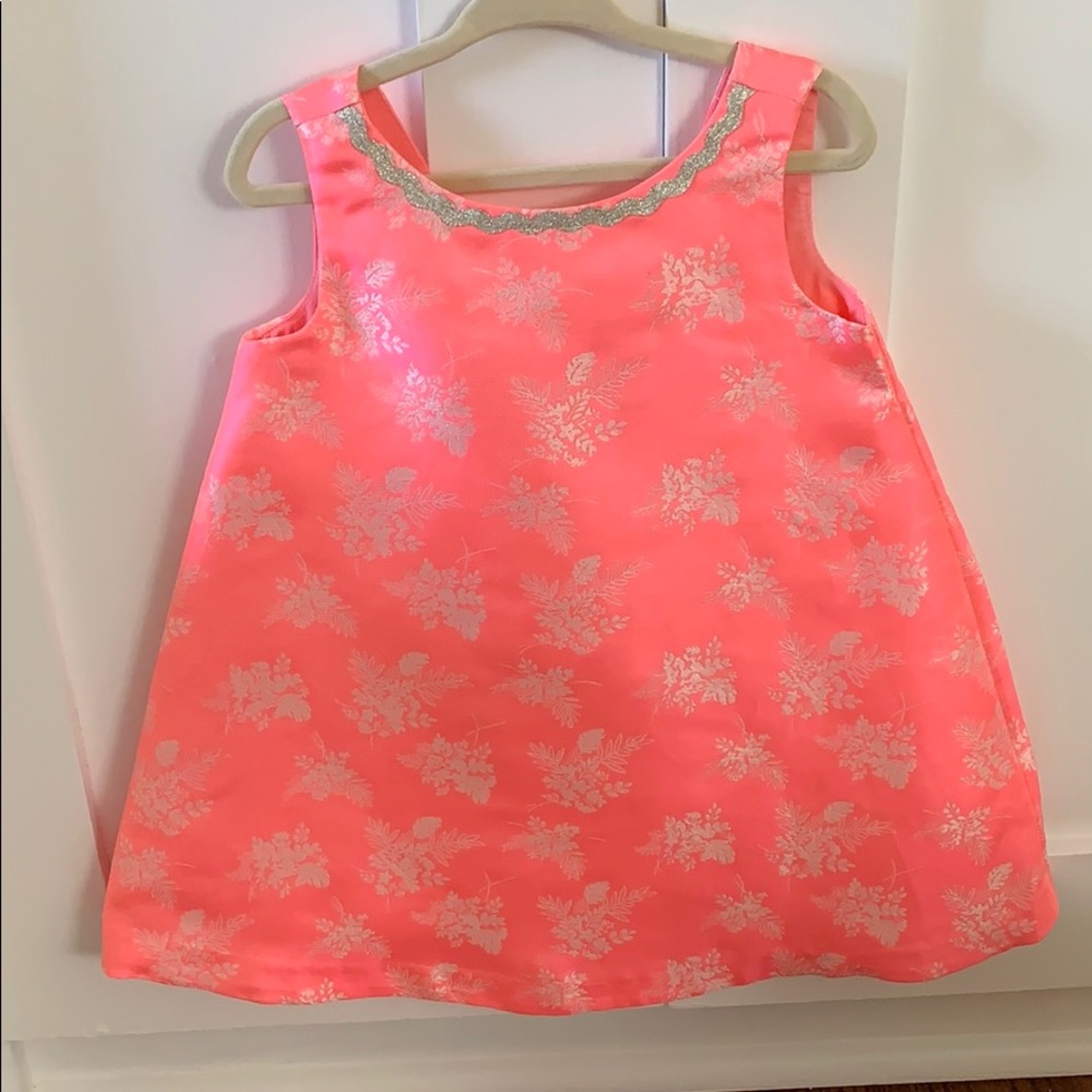 Janie and Jack Floral Jacquard Dress